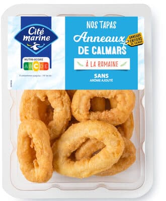 Anneaux de calmars à la romaine - 180g - Frais
