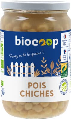 Pois chiches au naturel 450g ne