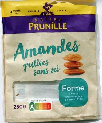 Amandes grillées sans sel