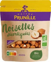 Noisettes décortiquées bio
