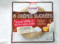 Crêpes sucrées parfum vanille