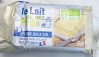 Beurre doux bio