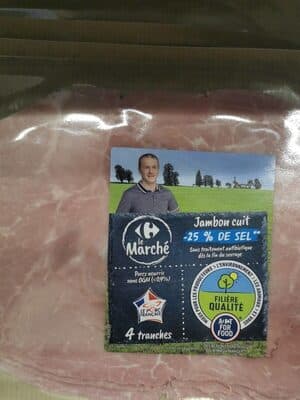 Jambon Cuit -25% de sel**
