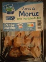 Acras de morue avec ingrédients bio