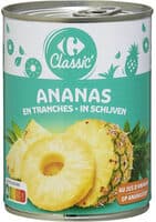 Ananas au jus d'ananas