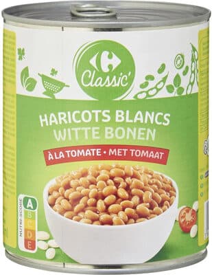 Haricots blancs à la tomate