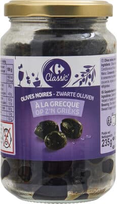 Olives noires À la grecque