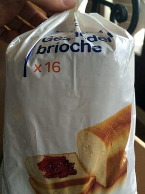 Brioche tranchée