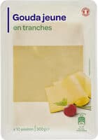 Gouda jeune (30 % MG) en tranches