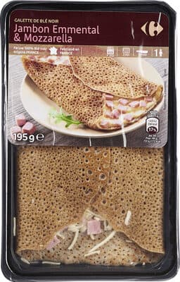 Galette de blé noir Jambon Fromages