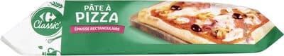 Pâte à pizza Épaisse rectangulaire