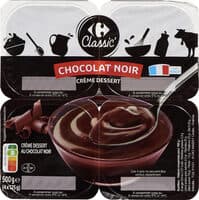 Crème dessert chocolat noir