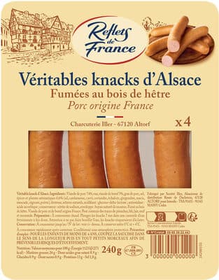 Véritables knacks d'Alsace