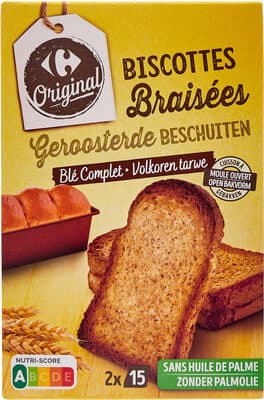 biscottes braisées