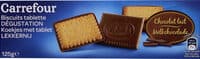 Biscuits Dégustation chocolat au lait
