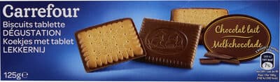 Biscuits Dégustation chocolat au lait