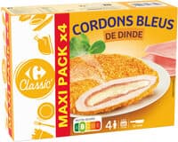 Cordons bleus de dinde