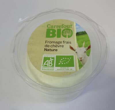 Fromage frais de chèvre nature