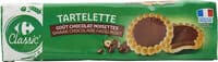 Tartelette goût chocolat noisettes