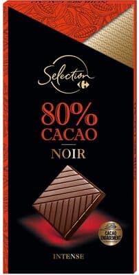 80% cacao noir