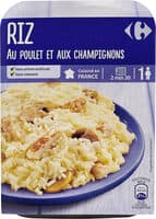 Riz au poulet et aux champignons