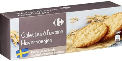 Galettes suédoises aux flocons d'avoine