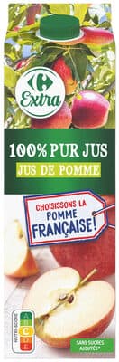 100% pur jus jus de pomme