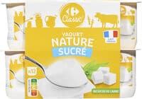 Yaourt nature sucré