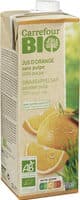 100% Pur jus Orange Sans pulpe