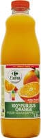 100% pur jus orange avec pulpe