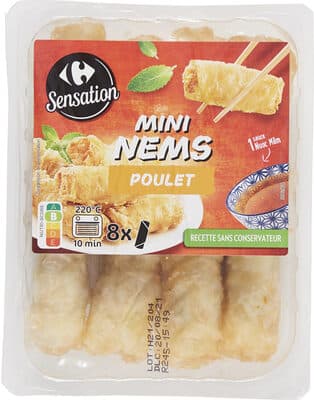 Mini nems poulet