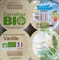 Yaourt au lait entier vanille