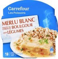 Merlu blanc & boulgour aux légumes Sauce citron