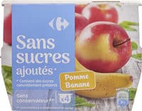 Pomme Banane Sans sucres ajoutés*