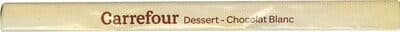 Chocolate blanco para postres