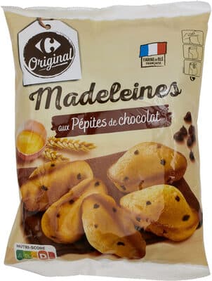 Madeleines aux Pépites de chocolat