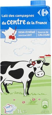Lait des campagnes du centre de la France