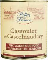 Cassoulet de Castelnaudary au jarret de porc et à la saucisse de Toulouse