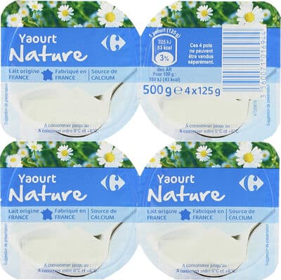 Yaourt nature