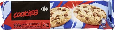 Cookie maxi choco pépites et chunks* de chocolat