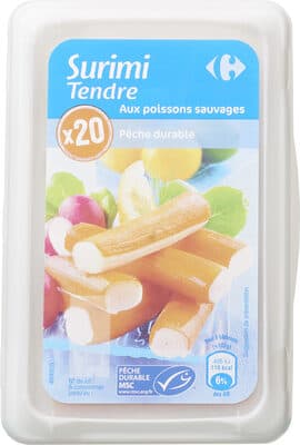 Surimi tendre aux poissons sauvages