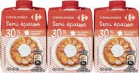 Crème entière Semi-épaisse