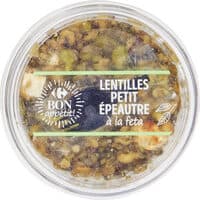 MINI BOWL LENTILLES Petit épeautre, feta AOP