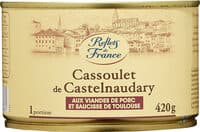 Cassoulet de Castelnaudary au jarret de porc et à la saucisse de Toulouse