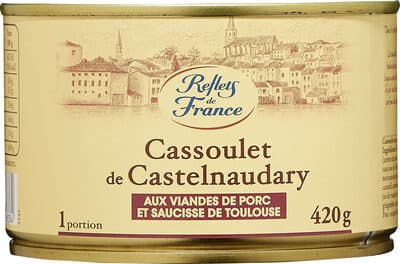 Cassoulet de Castelnaudary au jarret de porc et à la saucisse de Toulouse
