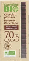 Chocolat Pâtissier Noir CORSE 70% CACAO