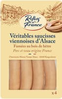 Véritables saucisses viennoises d'Alsace