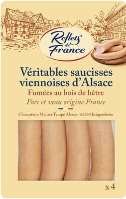 Véritables saucisses viennoises d'Alsace