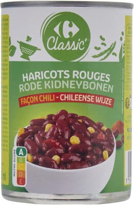 Haricots rouges façon chili