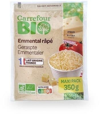 Emmental râpé Bio
